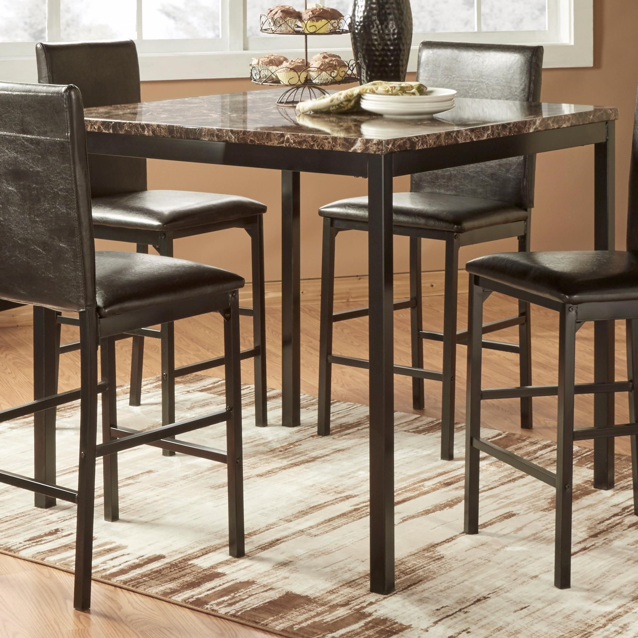 Value City Furniture Living Room Sets >> Homelegance Tempe Casual Pub Table with Faux Marble Top | Value City Furniture | Pub Tables Value City Furniture Living Room Sets >> Homelegance Tempe Casual Pub Table with Faux Marble Top | Value City Furniture | Pub Tables